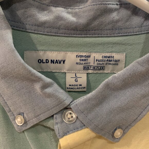 Colour Block Style Men’s Shirt (L) - Picture 2 of 2